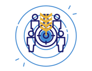 The picture is of a target audience