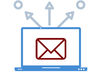 The picture is of email marketing