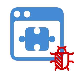 The picture is of plug-ins as a door for hackers