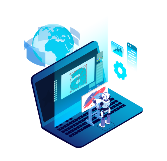 The picture is of someone making a logo with the logos and branding package