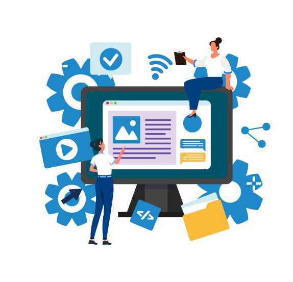 The pitcutre showcases different kinds of content to depict content marketing plans.